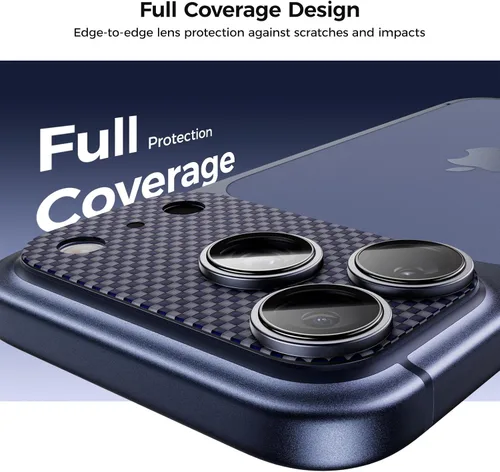 Miniatura 4 de BENKS ArmorWarrior - Protector de lente de cámara para iPhone 17 Pro, vidrio templado recubierto de AR con fibra de aramida, resistente a los Aurora