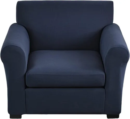 Miniatura 73 de Fundas elásticas para sofá de 1/2/3 cojines, funda estampada con fundas de cojín de asiento separadas, fundas de sofá lavables, protector de muebles