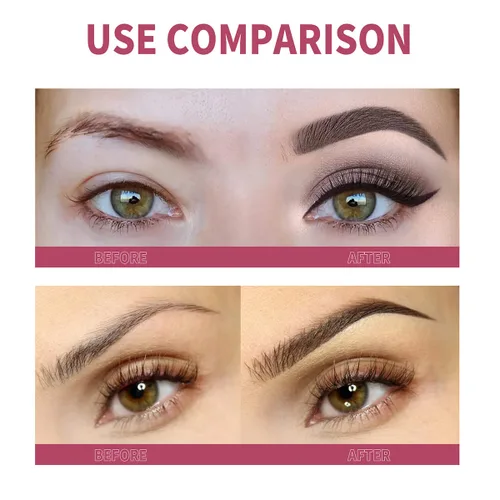 Miniatura 4 de Cepillo de sello de cejas 4D, cepillo de trazo de cabello de cejas, cepillo de cejas 4D, cepillo de cejas ultrafino, cepillo de cejas realista
