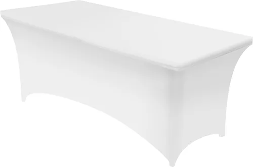 Miniatura 22 de Utopia Kitchen Mantel rectangular de spándex de 4 pies [1 unidad, negro] 200 GSM elástico, ajustado, lavable y resistente a las arrugas, cubierta