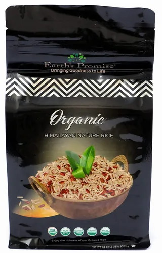 Miniatura 5 de Heritage Gardens - Arroz orgánico natural del Himalaya 80 onzas (5 libras) - Grano de reliquia raro, origen único, sin OMG, sin gluten, bajo