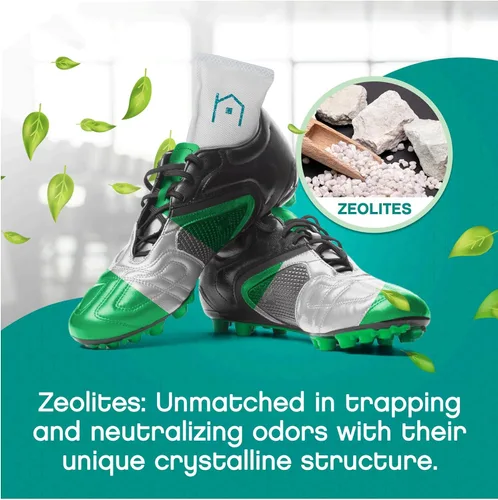 Miniatura 3 de Desodorizador de zapatos con zeolitas paquete de 1 Eliminador de olores, ambientador, absorbente de olores, zapatillas, bolsas de gimnasio, tacos