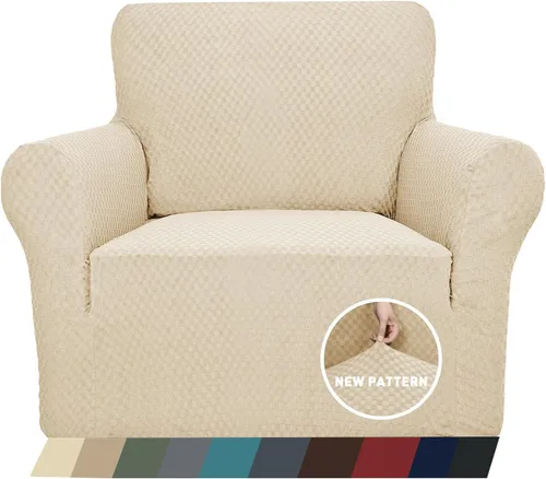 Miniatura 50 de Fundas elásticas 2025 para chaise longue de sofá seccional, funda individual para chaise longue removible y lavable, funda de repuesto para asiento