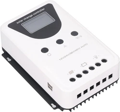 Miniatura 2 de ciciglow Controlador solar MPPT 100A, 12/24/36/48V, pantalla LCD, ciciglow8rd9pntya76291-13, múltiples modos de control de carga