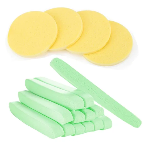 Miniatura 14 de Esponja facial comprimida, 60 unidades de PVA profesional para remoción de maquillaje, esponjas faciales redondas, almohadillas de spa, limpieza