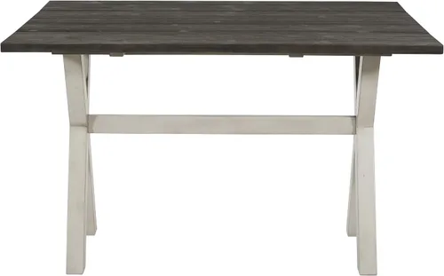 Miniatura 7 de OSP Home Furnishings Kristen - Escritorio extensible abatible para mesa de comedor, acabado carbón