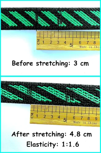 Miniatura 4 de Cuerda elástica plana con ganchos de acero de longitud ajustable de 67 a 126 pulgadas, correa elástica resistente para bicicletas al aire libre