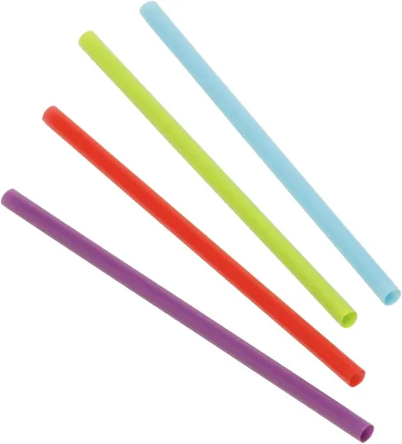 Miniatura 3 de KOLORAE Pajitas para beber de 5 pulgadas – Pajitas coloridas y divertidas para uso diario, perfectas para estirar y beber café y cócteles
