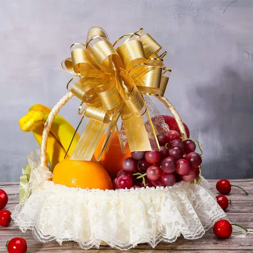 Miniatura 6 de Juexica 30 piezas de grandes arcos navideños tirados para envolver regalos, arco de cinta impermeable de 15 cm para cajas de regalo de San Valentín