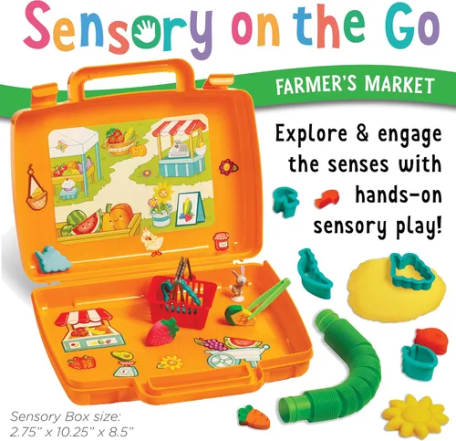 Miniatura 2 de Creativity for Kids Sensory On The Go: Farmers Market - Kit sensorial de aprendizaje preescolar y para niños pequeños, actividades sensoriales