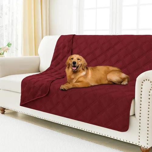 Miniatura 108 de Smiry Funda Impermeable para Cama de Perro, Manta Suave Reversible para Mascotas, Lavable a Prueba de Fugas para Gatos y Perros, Funda para Sofá