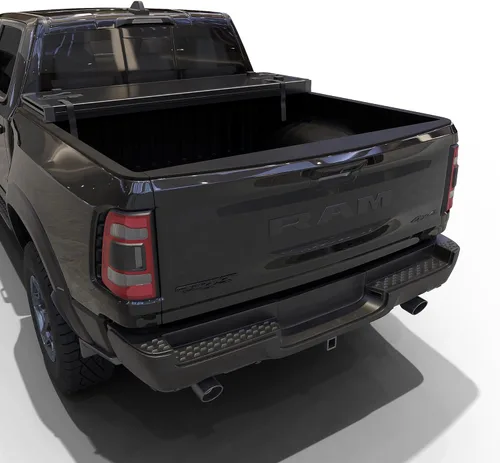 Miniatura 8 de Cubierta rígida de tres pliegues para cama de camioneta compatible con Dodge Ram 1500 y 2500 2009-2026, cama de 5.7 pies sin caja Ram (171.2 cm)