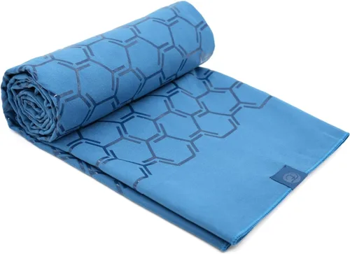 Miniatura 10 de Eunzel Toalla de yoga para yoga caliente, toalla antideslizante de doble cara con agarre de silicona, toalla de microfibra absorbente para yoga