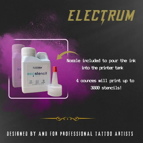Miniatura 3 de Electrum Tinta de impresora Eco Stencils — Botella de 4 oz