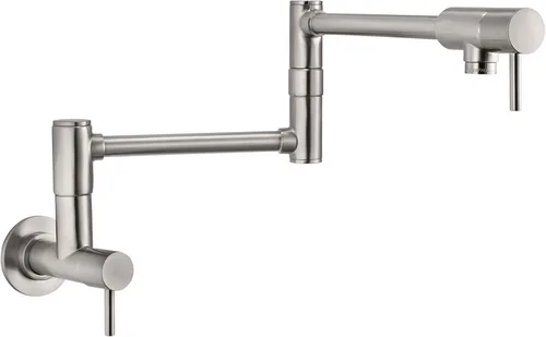 Pfister GT533-PFS Lita - Llenadora de pared (2 manijas), acero inoxidable