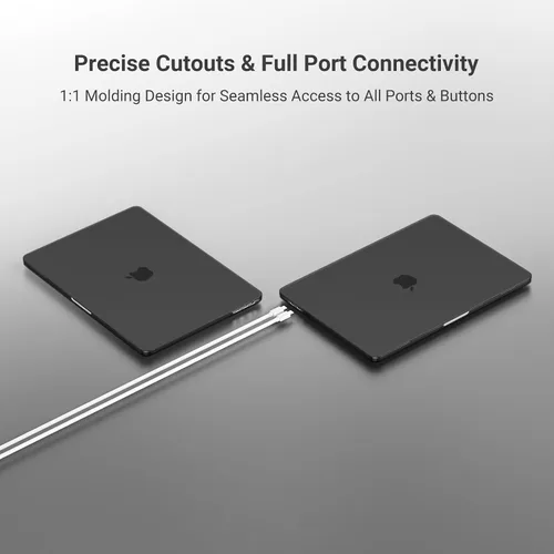Miniatura 4 de MOSISO - Funda rígida de plástico para proteger la pantalla de MacBook Pro de 13 pulgadas, Negro