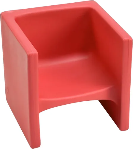 Miniatura 14 de Children's Factory Silla cúbica 3 en 1 para niños, muebles de aula de asientos flexibles, paquete de 1, almendra Polyethylene Toddler Outdoor