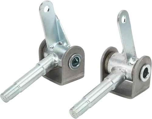 Miniatura 9 de Juego de husillos para Go Kart, 4.5 pulgadas x 5/8 pulgadas, 2 piezas de soporte de husillo de aleación de acero derecho izquierdo para accesorios