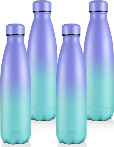 Miniatura 24 de Volhoply Botellas de agua aisladas de 25 onzas, paquete de 1/2/4, termo de acero inoxidable de doble pared que mantiene el frío y el calor, botella