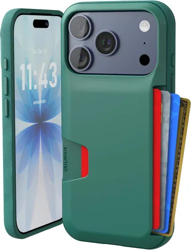 Miniatura 64 de Smartish - Funda tipo cartera para iPhone 11, diseño de cartera volumen 1 [delgada + protectora] con tarjetero - probada para caídas con ranura