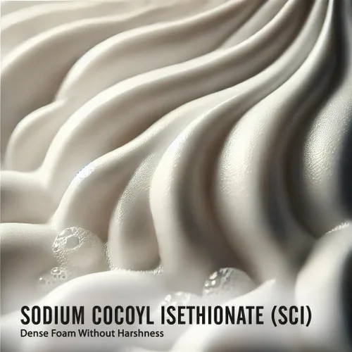 Miniatura 5 de Polvo de istionato de coco sódico (SCI), surfactante espumoso suave para barras de champú sólidas, bombas de baño, incluye juego de 5 piezas