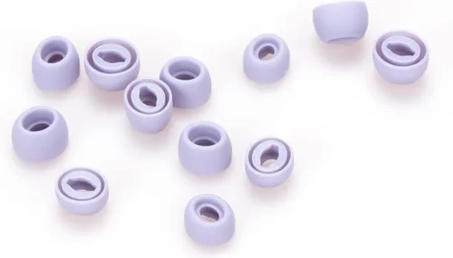 Miniatura 6 de Juego de auriculares de silicona de repuesto para auriculares Samsung Galaxy Buds Pro, 6 pares (violeta fantasma)