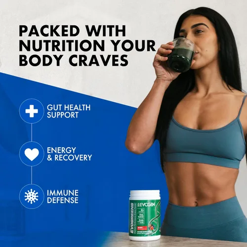 Miniatura 4 de Evogen Evogreens - Polvo Super Greens Promueve la recuperación, el bienestar y la salud inmunológica Superalimento en polvo con espirulina