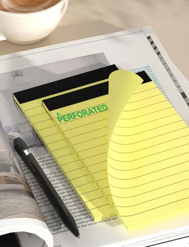 Miniatura 3 de Bloc de notas amarillos de 3 x 5 pulgadas, bloc de notas pequeños de 3 x 5, cuadernos pequeños de 3 x 5, bloc de notas forrados de 3 x 5, 10 blocs