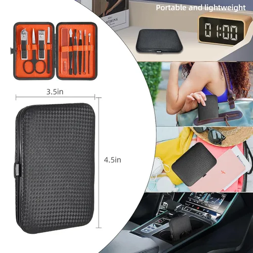 Miniatura 6 de Kit de manicura y pedicura profesional para hombres, kit de cuidado de uñas, kit de cuidado de uñas para hombre, cortaúñas de uñas y pies