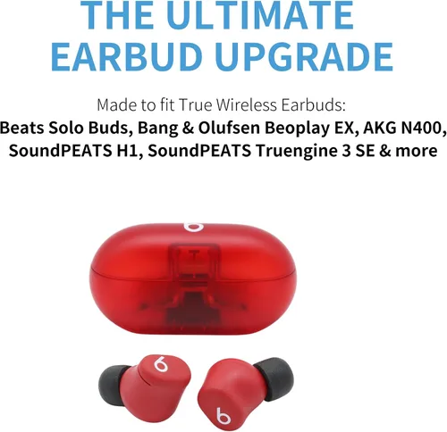 Miniatura 2 de Comply TWR-200-B Puntas de repuesto de espuma viscoelástica para Bang & Olufsen EX, Beats Solo Buds, Devialet Gemini y más Máxima comodidad