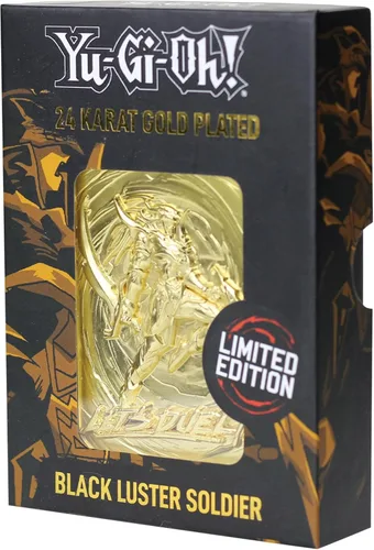 Miniatura 5 de Yu-Gi-Oh! Black Luster Soldier - Tarjeta metálica chapada en oro de 24 quilates