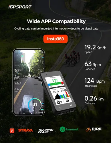 Miniatura 9 de iGPSPORT iGS630S GPS Bike Computer, 2.8 '' Smart Wireless Map Navigation Climb Plan Ciclismo GPS Unit, 45H Duración de la batería