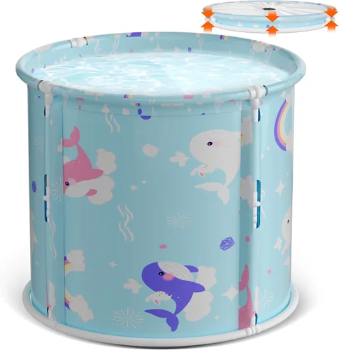 Bañera portátil, bañera plegable para niños y niñas, bañera de terapia para cabina de ducha, baño, bañera plegable japonesa para remojar caliente,