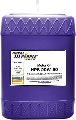 Miniatura 14 de Royal Purple Aceite sintético para motor 36530-6PK HPS 5W-30 con tecnología de aditivos Synerlec, 1 cuarto de galón, caja de 6