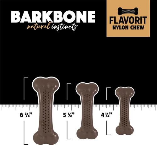 Miniatura 5 de Pet Qwerks Flavorit BarkBone - Hueso de perro rellenable para masticadores moderados, sabor a pollo mezquite, 4.25 pulgadas (paquete de 2)
