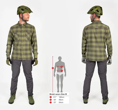 Miniatura 4 de Endura Camisa de ciclismo de franela Hummvee para hombre