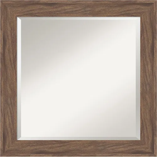 Miniatura 95 de Amanti Art - Espejo con marco para el tocador o para montar en la pared del baño, medidas en pulgadas Grano de café marrón