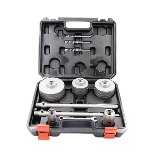 Kit de taladro para hormigón, 11 piezas, cortador de agujeros LAIWEI de 1.181 in, 1.575 in, 2.677 in, 3.150 in, 3.937 in. con 3 brocas SDS y 2