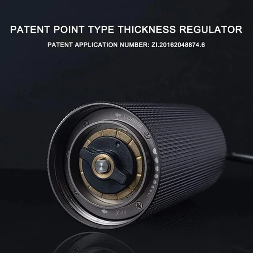 Miniatura 3 de Molinillo de café manual Chestnut C2, rebaba cónica de acero inoxidable, capacidad 0.88 oz, tamaño de rebaba 1.496 in, molinillo manual portátil