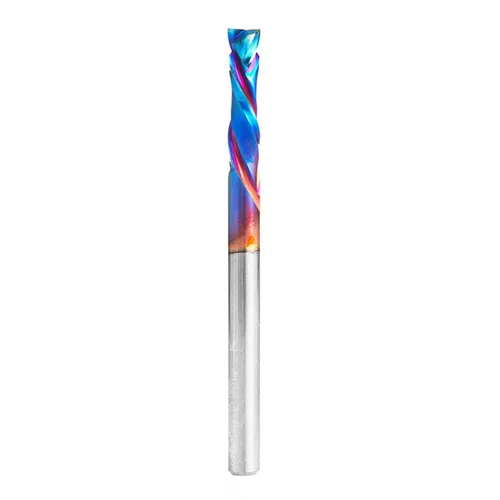 Miniatura 15 de Amana Tool Spektra Extreme Tool Life - Broca de router espiral de compresión CNC de carburo sólido, 46010-K, 3/8 D x 1-1/8 CH x 3/8 vástago x 3