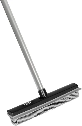 Fuller Brush Escoba de goma, para alfombras, suelos, escaleras, tapicería, acción electrostática que elimina las partículas de suciedad del pelo de