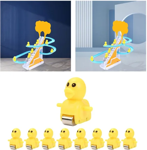 Miniatura 6 de Menolana Piezas de juego de pistas eléctricas, piezas de repuesto para escaleras deslizantes, juguete de repuesto, adorable escaleras, accesorios