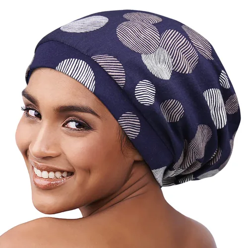 Miniatura 90 de Alnorm - Gorro con forro de satén y suave banda elástica para hombres y mujeres, talla única Se ajusta a la mayoría