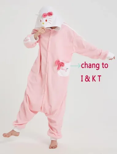 Miniatura 2 de Eonxius Magic Novelty - Pijama de una pieza con capucha para mujer