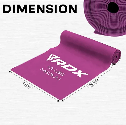 Miniatura 3 de RDX Bandas de resistencia TPE 3 niveles 1.5M de largo, certificado REACH RoHS CPSIA, bucle elástico grueso y agradable a la piel, yoga, gimnasio