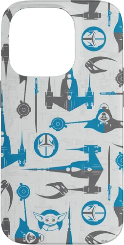 Miniatura 16 de Funda para iPhone 11 Pro Max Star Wars The Mandalorian & Grogu Signets and Starships