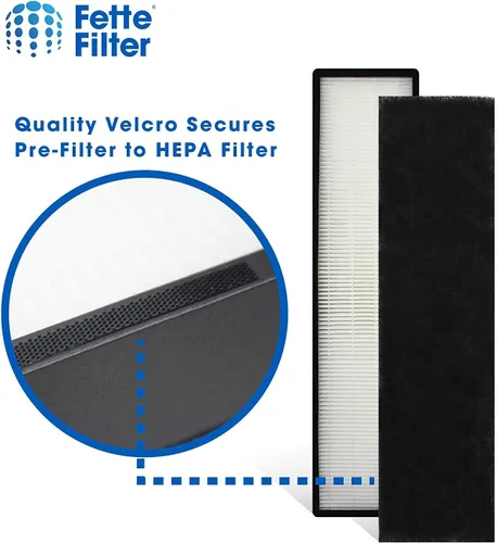 Miniatura 5 de Fette Filter - FLT4825 Premium True HEPA H13 Filtro B Compatible con GermGuardian Purificador de Aire Serie AC4825 AC4300BPTCA AC4850PT AC4900CA