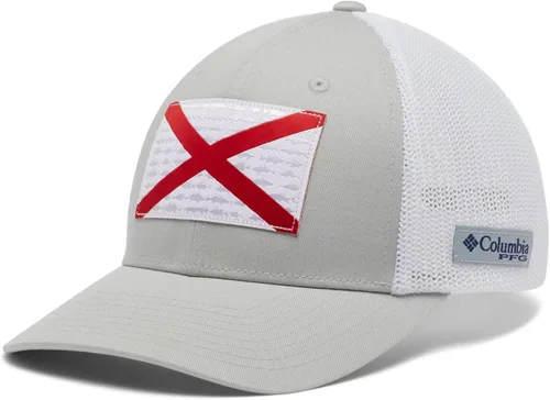Miniatura 420 de Columbia - Gorra de malla con bandera con árboles unisex para adultos, corona alta
