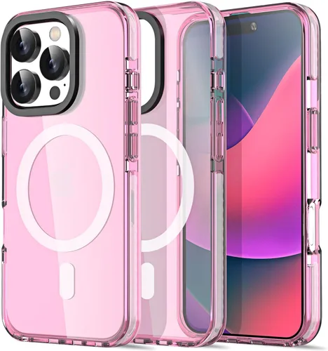 Miniatura 97 de AICase Funda protectora para iPhone 16 compatible con iPhone 16, delgada, ligera, transparente [no amarillenta] Diseño vibrante