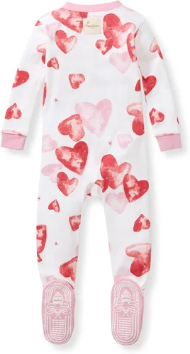 Miniatura 107 de Burt's Bees Baby Pijama para bebé niña, 100% algodón orgánico, pijama de una pieza, overol diagonal con cremallera, ajuste cómodo